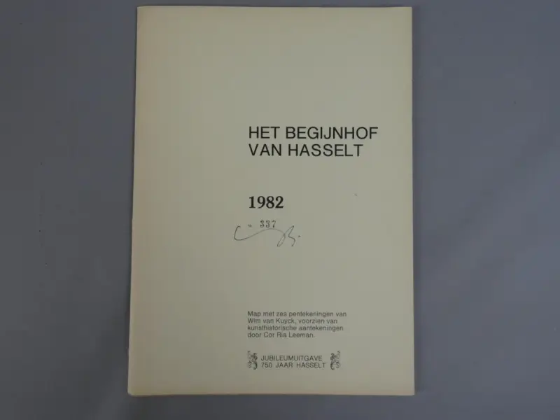 Grafische kunstmap: Het Begijnhof van Hasselt – kavel bij De Kringwinkel, Diest