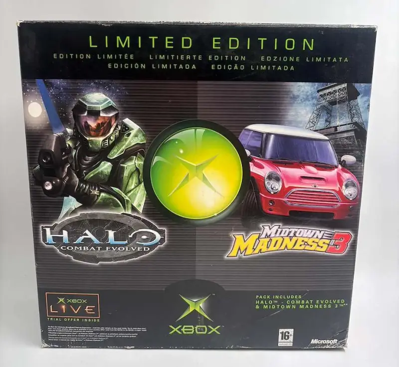 Originele Xbox Classic - Limited Edition Bundel (Met Doos) - PAL – kavel bij De Kringwinkel, Gent