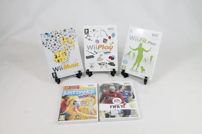 Lot 5 Wii games – kavel bij De Kringwinkel, Brecht