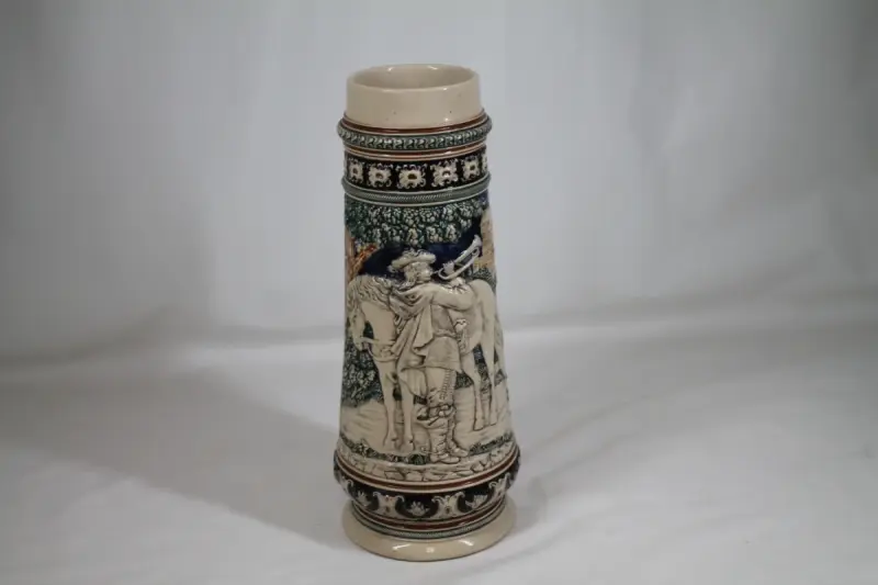 Traditionele Duitse bierkruik 3liter – kavel bij De Kringwinkel, Brecht